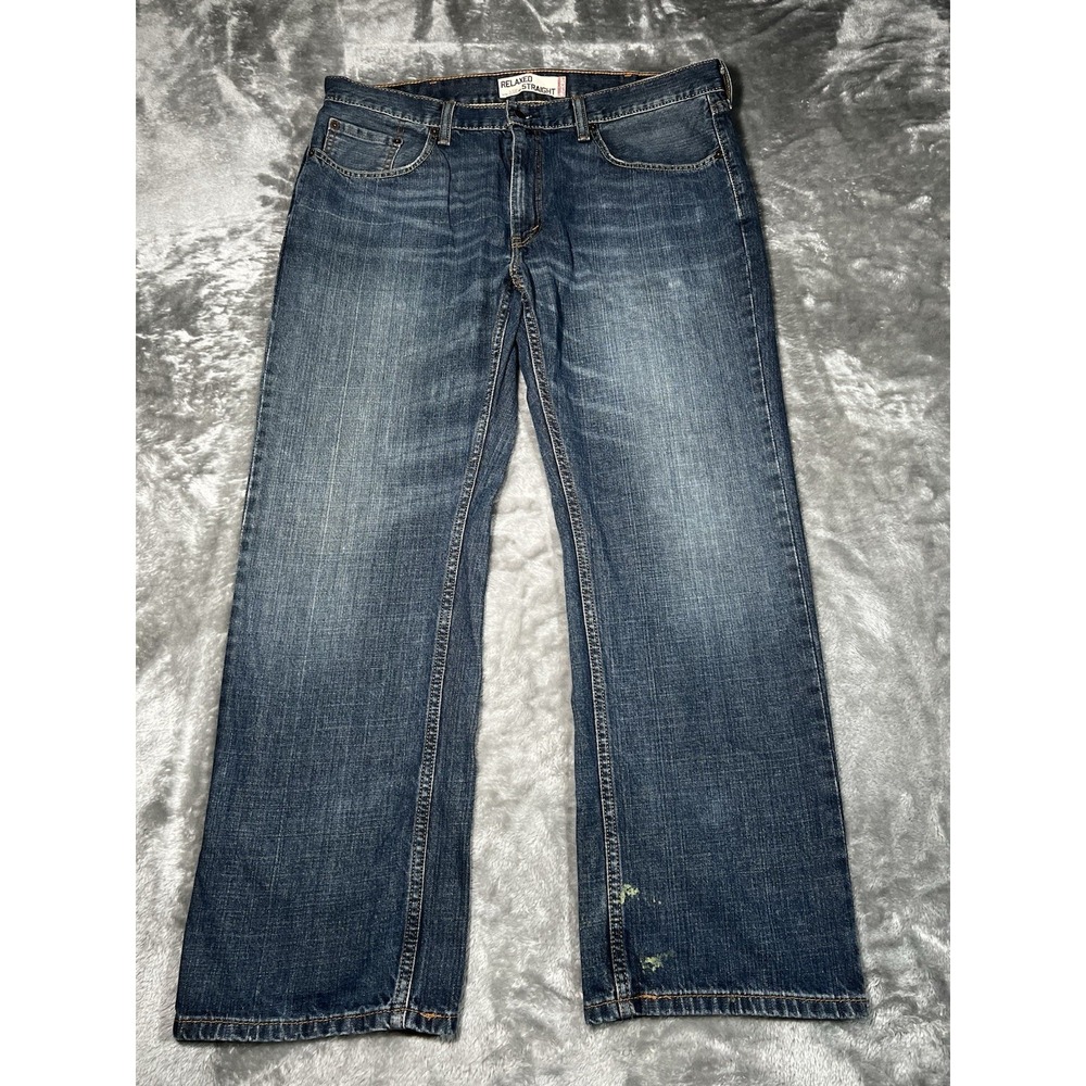 Levi's 559 Jeans Men Size 38x29 Relaxed Straight Fit Blue‎ Dark Wash VTG